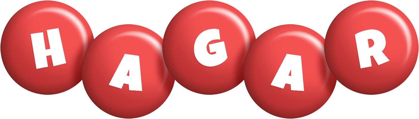 Hagar candy-red logo