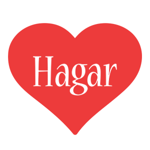 Hagar love logo