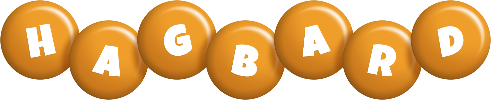 Hagbard candy-orange logo