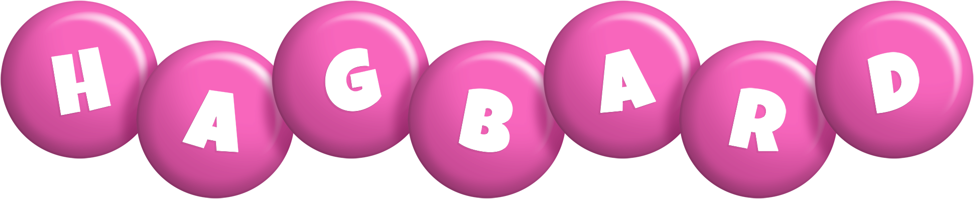 Hagbard candy-pink logo