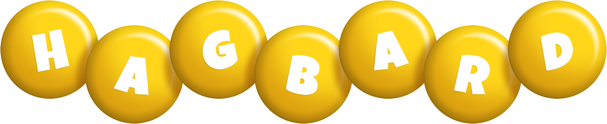 Hagbard candy-yellow logo