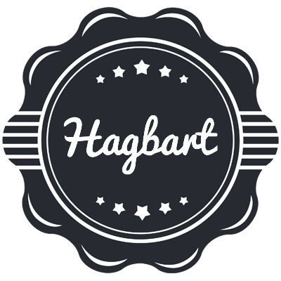 Hagbart badge logo