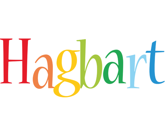 Hagbart birthday logo