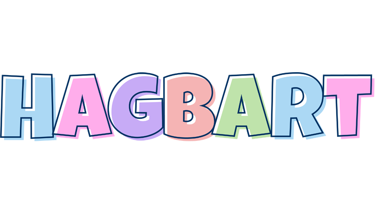 Hagbart pastel logo