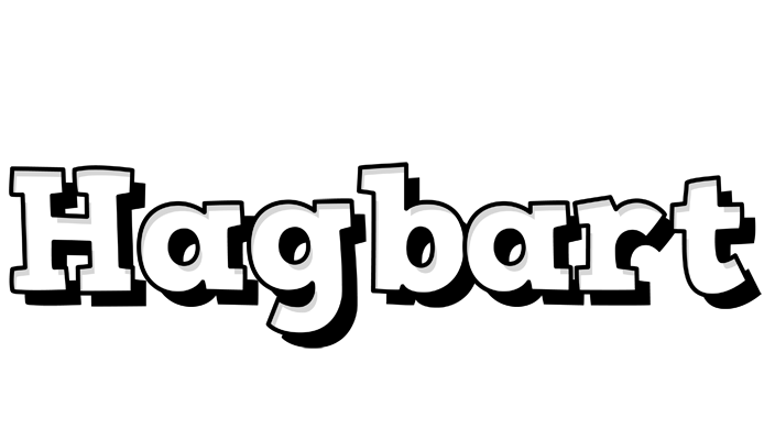 Hagbart snowing logo
