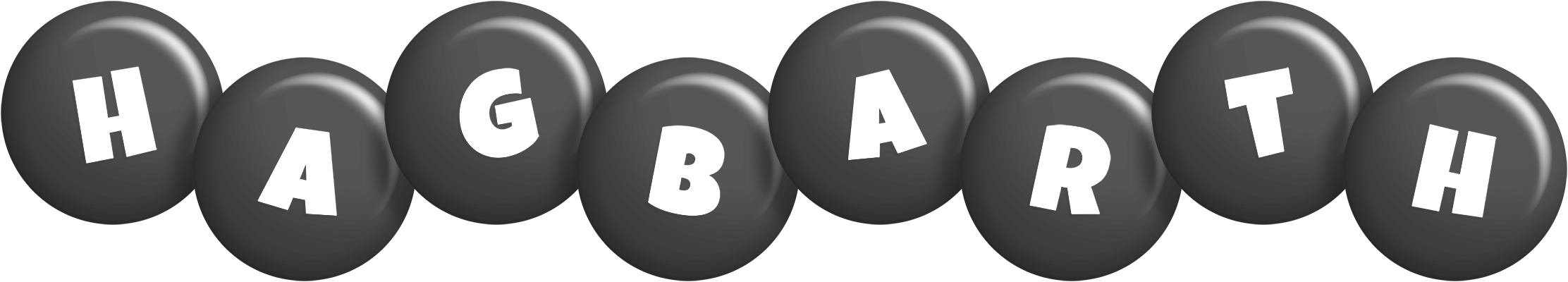 Hagbarth candy-black logo