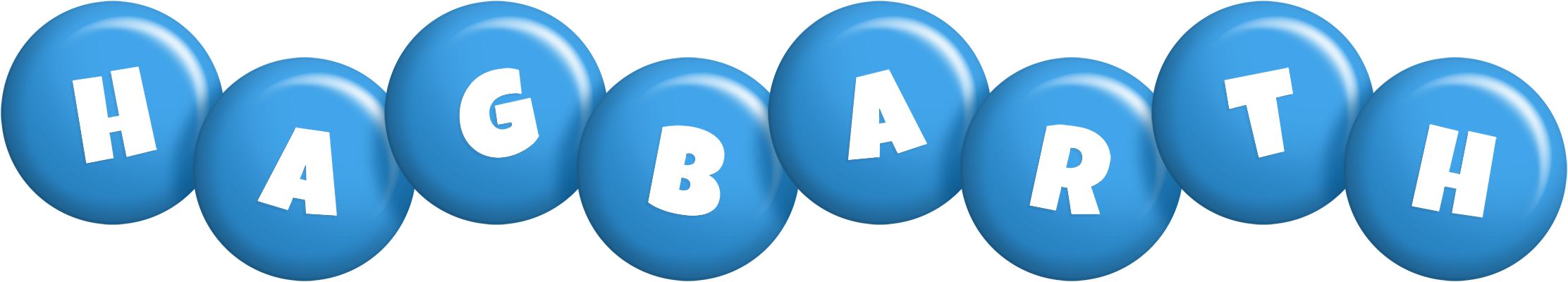 Hagbarth candy-blue logo
