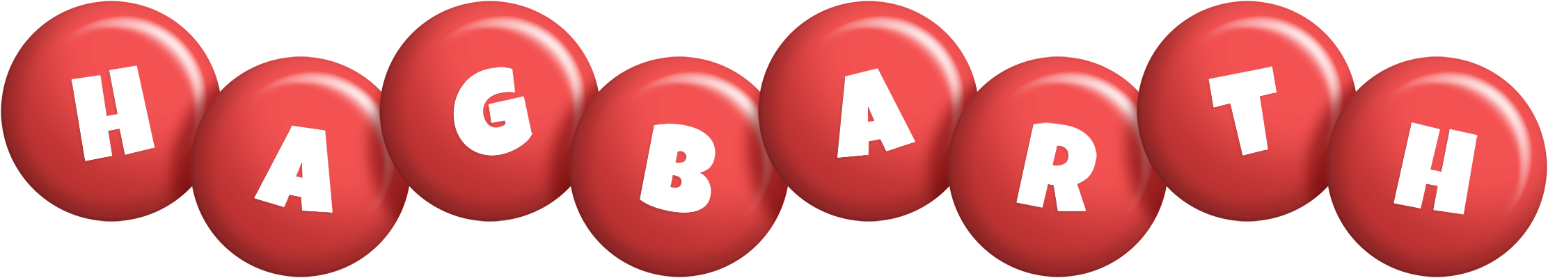 Hagbarth candy-red logo