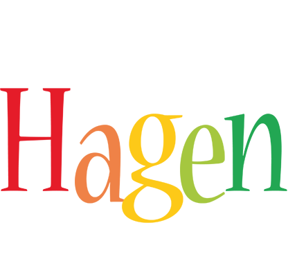 Hagen birthday logo
