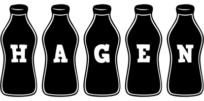 Hagen bottle logo