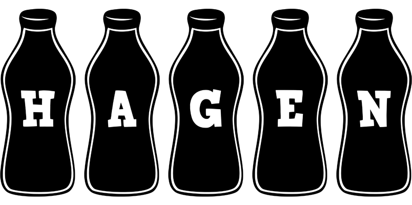 Hagen bottle logo