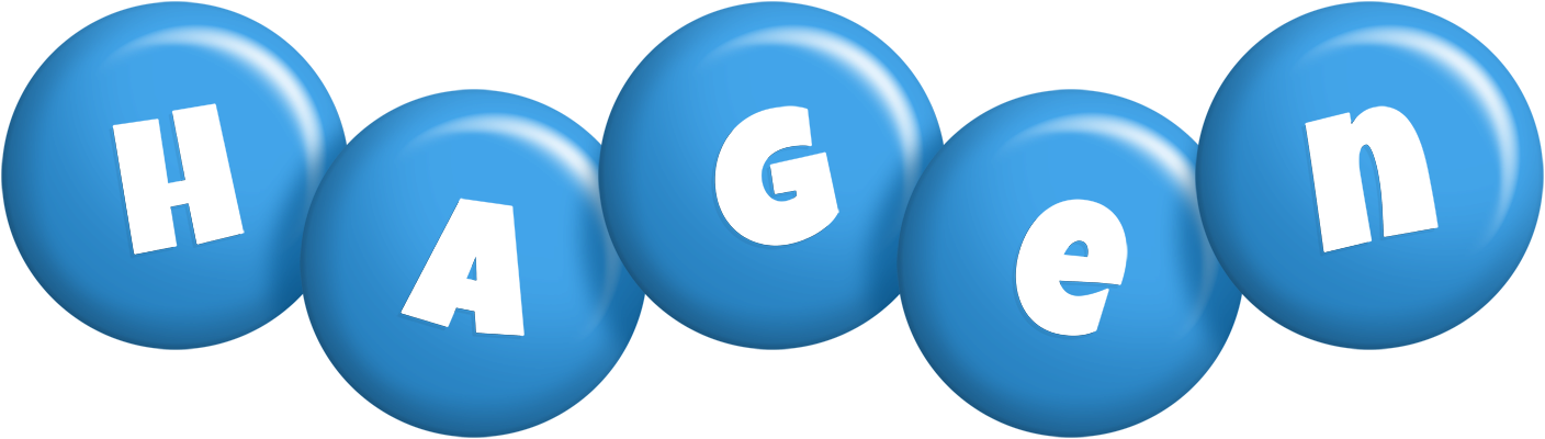 Hagen candy-blue logo