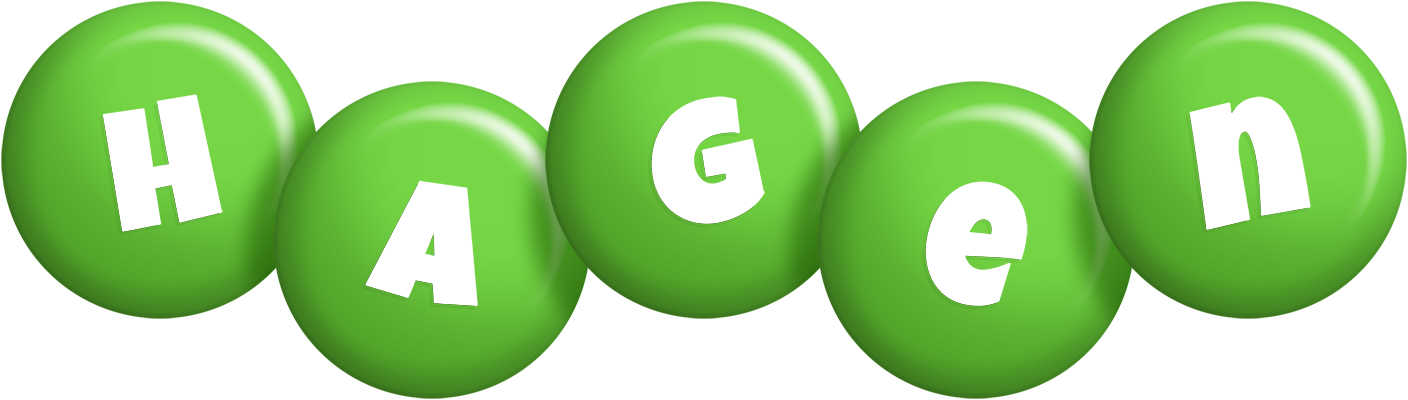 Hagen candy-green logo