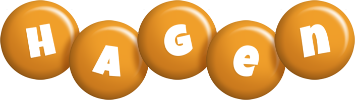 Hagen candy-orange logo