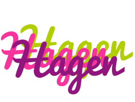 Hagen flowers logo