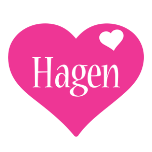 Hagen love-heart logo