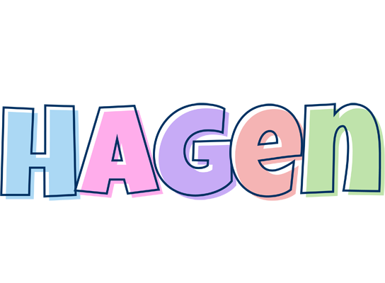 Hagen pastel logo