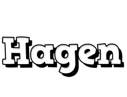 Hagen snowing logo