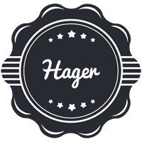 Hager badge logo