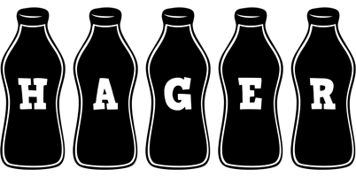 Hager bottle logo