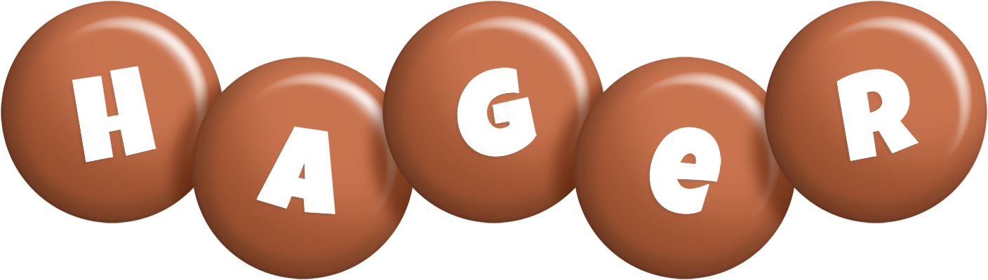 Hager candy-brown logo