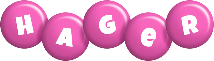 Hager candy-pink logo