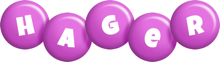 Hager candy-purple logo