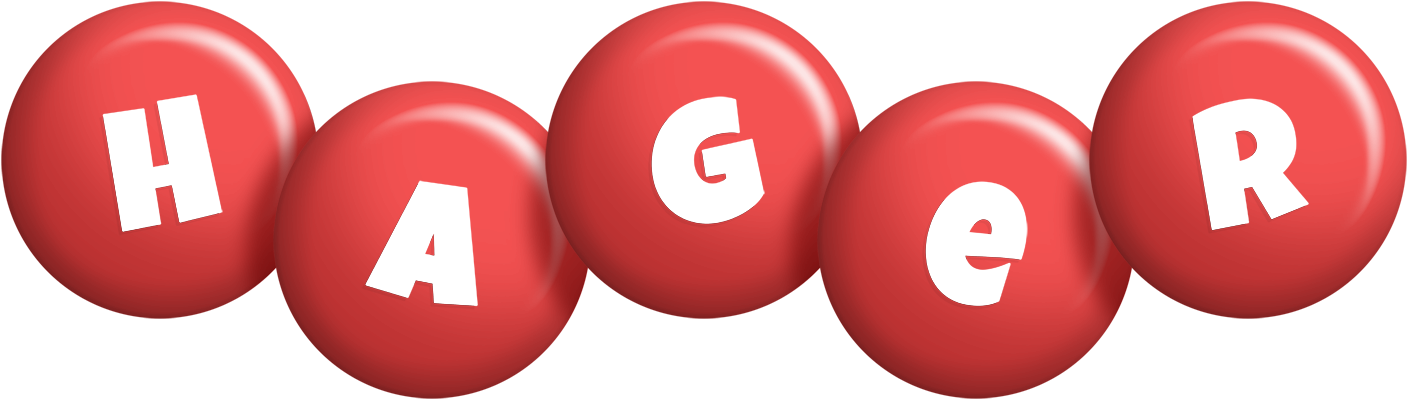 Hager candy-red logo