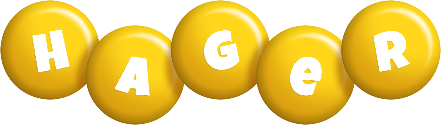 Hager candy-yellow logo