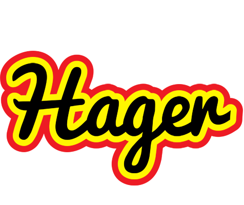Hager flaming logo