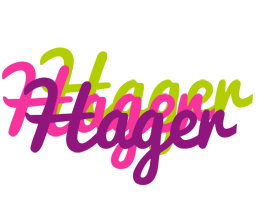 Hager flowers logo