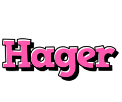 Hager girlish logo