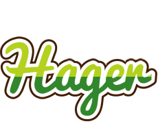 Hager golfing logo