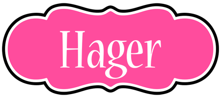 Hager invitation logo