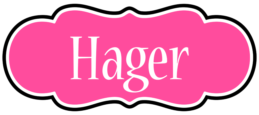 Hager invitation logo