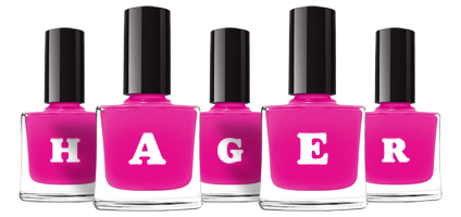 Hager nails logo