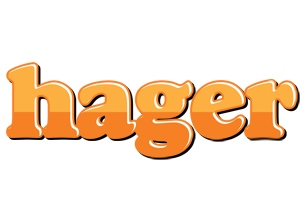 Hager orange logo