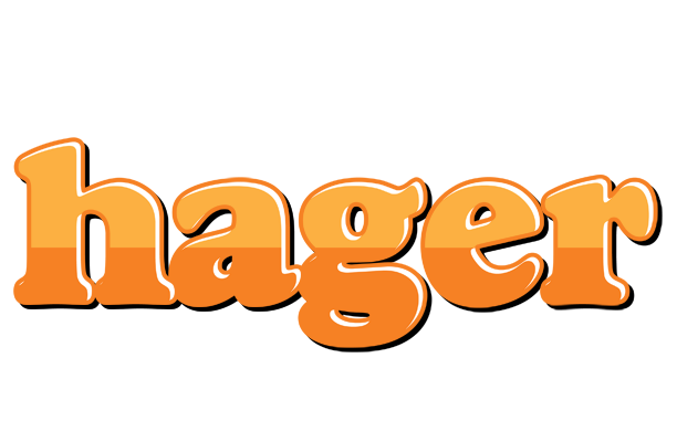 Hager orange logo