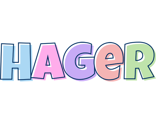 Hager pastel logo