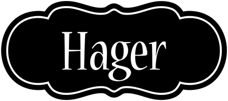 Hager welcome logo