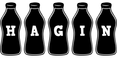Hagin bottle logo