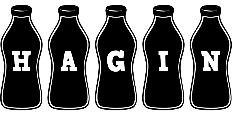 Hagin bottle logo