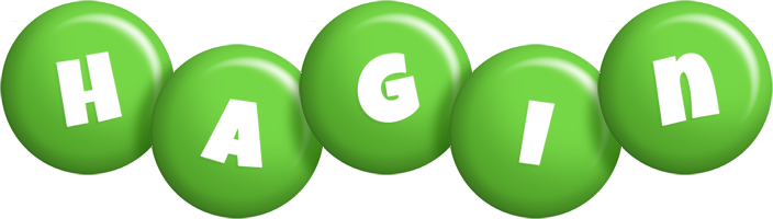 Hagin candy-green logo