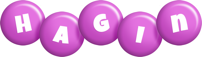 Hagin candy-purple logo