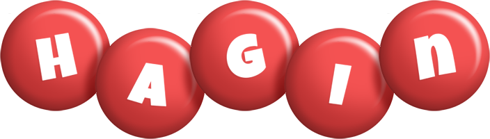 Hagin candy-red logo