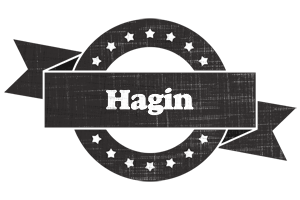 Hagin grunge logo