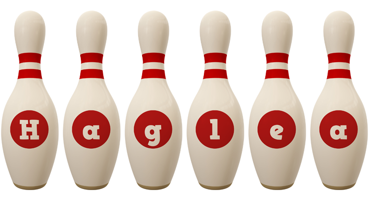Haglea bowling-pin logo