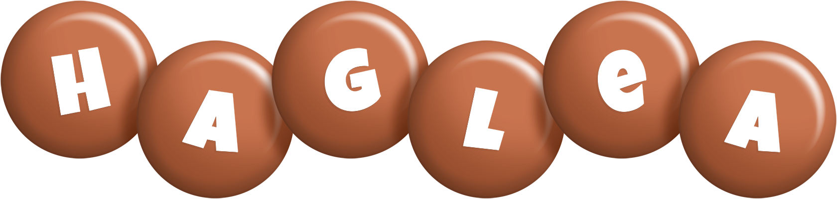 Haglea candy-brown logo