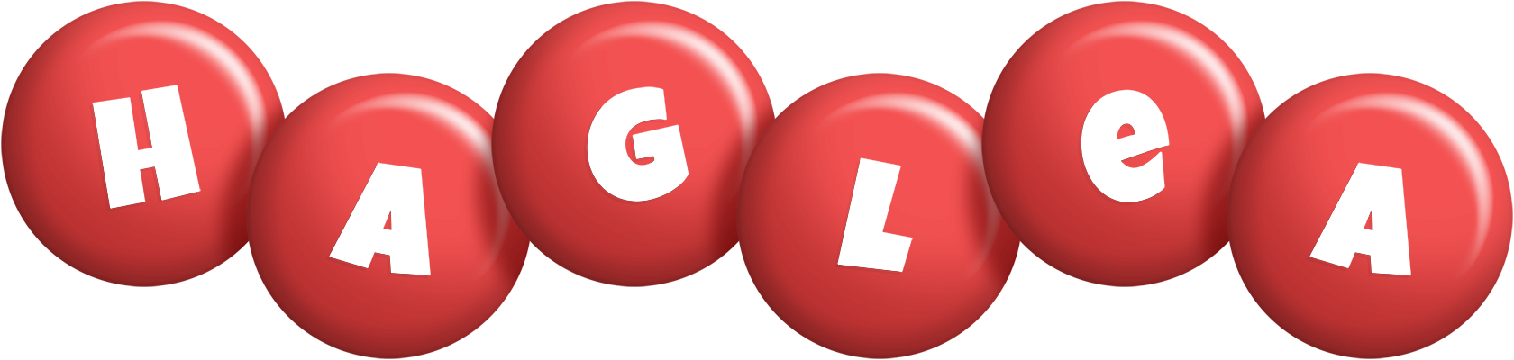 Haglea candy-red logo