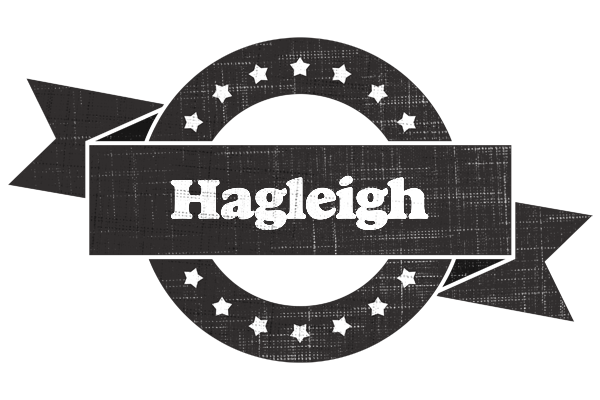 Hagleigh grunge logo